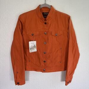 Walls Jacket Womens XS Ranch Wear Western Cowgirl Adobe Orange Denim New